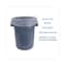 Boardwalk 45 gal Trash Bags, 40 in x 48 in, 16 microns, Natural, 200 PK Z8048VNK - alternate 4